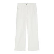 Ribfluwelen broek model Lande los Marc O'Polo , White , Dames