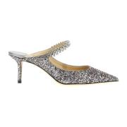 Zilveren Glitter Pumps Verhoog Stijl Jimmy Choo , Gray , Dames