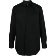 Casual Katoenen Overhemd voor Mannen Jil Sander , Black , Heren