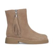 Kwast plat laarsje Alma EN Pena , Beige , Dames