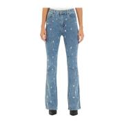 Flared jeans met strass Alma EN Pena , Blue , Dames