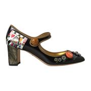 Koningin van Harten Kristal Mary Jane Pumps Dolce & Gabbana , Multicol...