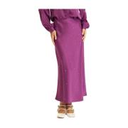 Lange rok met strass Alma EN Pena , Purple , Dames