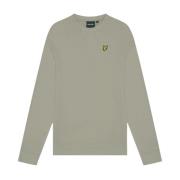 Klassieke Logo Sweatshirt Alle Seizoenen Lyle & Scott , Green , Heren