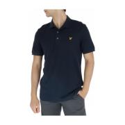 Klassiek Poloshirt voor Mannen Lyle & Scott , Blue , Heren