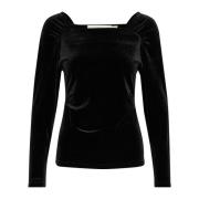 Zwarte blouse met lange mouwen Brynniw InWear , Black , Dames