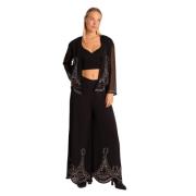 Lichte jas met strass Alma EN Pena , Black , Dames