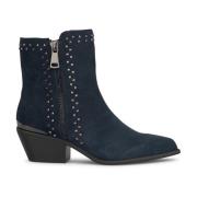 Studded enkellaarzen Alma EN Pena , Blue , Dames