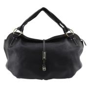 Pre-owned Leather celine-bags Celine Vintage , Black , Dames