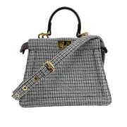 Pre-owned Leather crossbody-bags Fendi Vintage , Gray , Dames