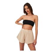 Delicate Side-Tie Shorts Sand Undress Code , Beige , Dames