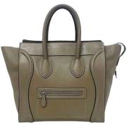 Pre-owned Leather celine-bags Celine Vintage , Green , Dames