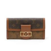 Pre-owned Fabric wallets Louis Vuitton Vintage , Brown , Dames