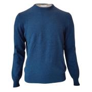 Stijlvol Paricollo Shirt Gran Sasso , Blue , Heren