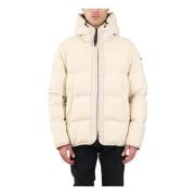 Gewatteerde Hoodie met Rits Duno , Beige , Heren