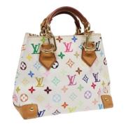 Pre-owned Canvas louis-vuitton-bags Louis Vuitton Vintage , White , Da...