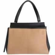 Pre-owned Leather celine-bags Celine Vintage , Beige , Dames