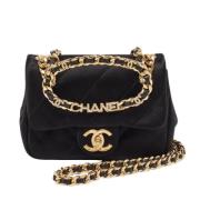 Pre-owned Fabric chanel-bags Chanel Vintage , Black , Dames