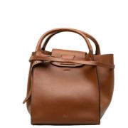 Pre-owned Leather handbags Celine Vintage , Brown , Dames