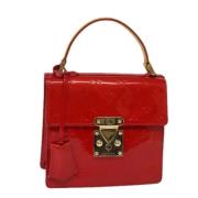 Pre-owned Leather louis-vuitton-bags Louis Vuitton Vintage , Red , Dam...