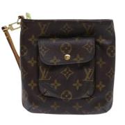 Pre-owned Canvas louis-vuitton-bags Louis Vuitton Vintage , Brown , Da...