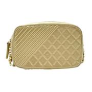 Pre-owned Leather chanel-bags Chanel Vintage , Yellow , Dames