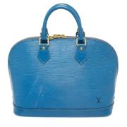 Pre-owned Leather louis-vuitton-bags Louis Vuitton Vintage , Blue , Da...