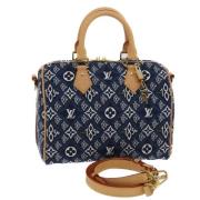 Pre-owned Canvas louis-vuitton-bags Louis Vuitton Vintage , Blue , Dam...