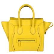 Pre-owned Leather celine-bags Celine Vintage , Yellow , Dames