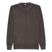 Italiaanse wol knitwear Fedeli , Brown , Heren