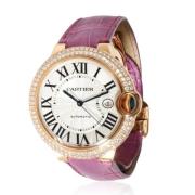 Pre-owned Rose Gold watches Cartier Vintage , Yellow , Dames