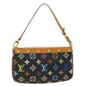 Pre-owned Canvas pouches Louis Vuitton Vintage , Black , Dames