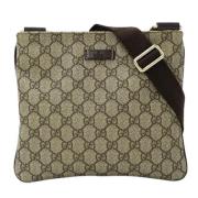 Pre-owned Canvas gucci-bags Gucci Vintage , Beige , Dames