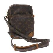 Pre-owned Canvas louis-vuitton-bags Louis Vuitton Vintage , Brown , Da...