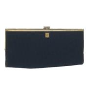 Pre-owned Canvas clutches Dior Vintage , Blue , Dames