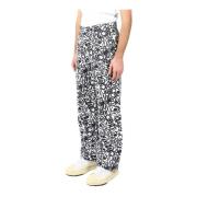 Bloemenprint Relaxed Fit Jeans Arte Antwerp , Black , Heren