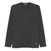 Katoenen sweatshirt Made in Italy Corneliani , Gray , Heren