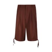 Geglazuurde Gember Super Losse Shorts Bonsai , Brown , Heren