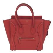 Pre-owned Leather celine-bags Celine Vintage , Red , Dames