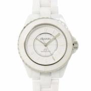 Pre-owned Stainless Steel watches Chanel Vintage , White , Heren