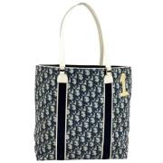 Pre-owned Canvas dior-bags Dior Vintage , Blue , Dames