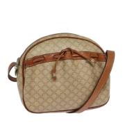 Pre-owned Canvas shoulder-bags Celine Vintage , Beige , Dames