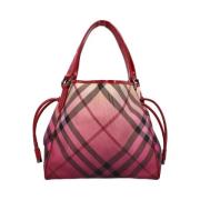 Pre-owned Canvas shoulder-bags Burberry Vintage , Purple , Dames