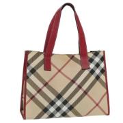 Pre-owned Fabric totes Burberry Vintage , Brown , Dames