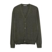 Groene Sweater voor Mannen Aw24 Corneliani , Green , Heren