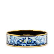 Pre-owned Metal bracelets Hermès Vintage , Blue , Dames