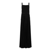 Zwarte Elegante Jurken Max Mara , Black , Dames