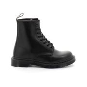 1460 Mono Noir Smooth Laarzen Dr. Martens , Black , Dames