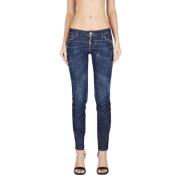 Jennifer Dames Jeans Dsquared2 , Blue , Dames