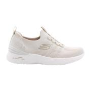 Straffe Sneaker Skechers , Beige , Dames